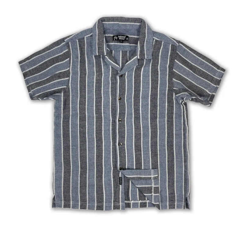 Men's Textured Stripe S/S Woven Shirts (MS724719) sold by IslandHaze