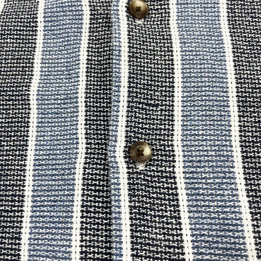 Men's Textured Stripe S/S Woven Shirts (MS724719) sold by IslandHaze product image thumbnail 3