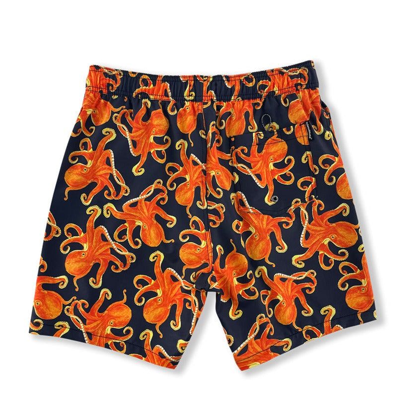 Men's 6'' Stretch Printed Volley Swim Trunks-OCTOPUS sold by IslandHaze product image thumbnail 5