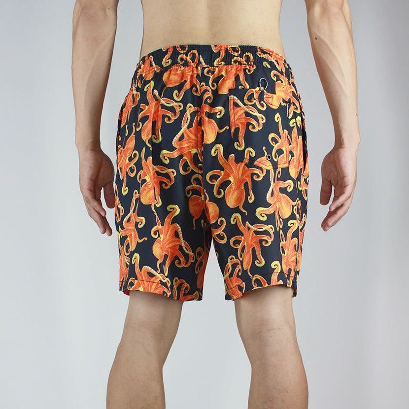 Men's 6'' Stretch Printed Volley Swim Trunks-OCTOPUS sold by IslandHaze product image thumbnail 4