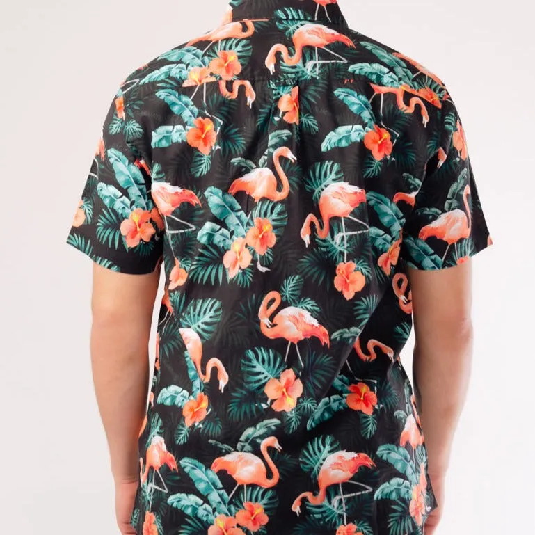 Flamingo Hawaiian Shirt Mingomix Short Sleeve Shirt sold by IslandHaze product image thumbnail 4