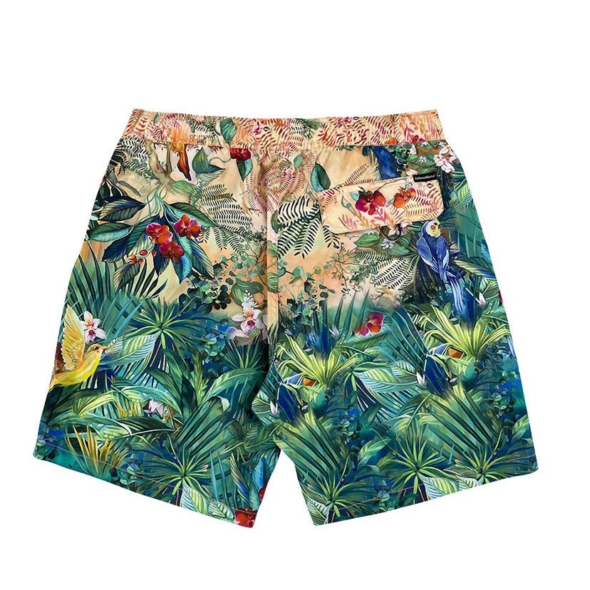 Men's 6'' Stretch Printed Volley Cool Swim Trunks-Paradisio sold by IslandHaze product image thumbnail 2