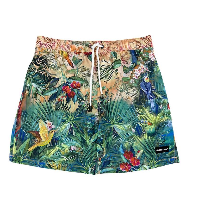 Men's 6'' Stretch Printed Volley Cool Swim Trunks-Paradisio sold by IslandHaze