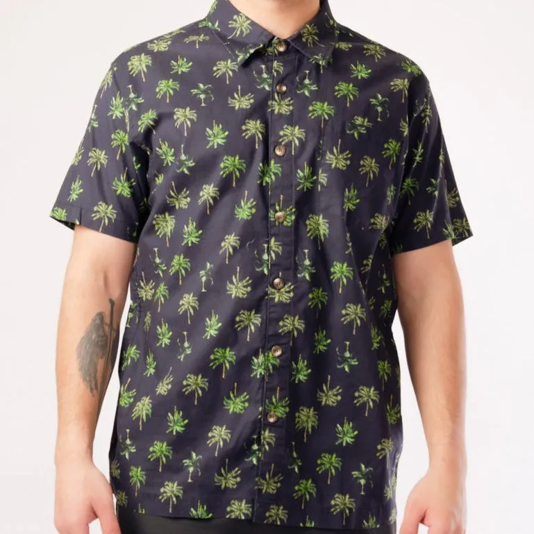 Palm Tree Hawaiian Shirt Coca Park Short Sleeve Shirt sold by IslandHaze