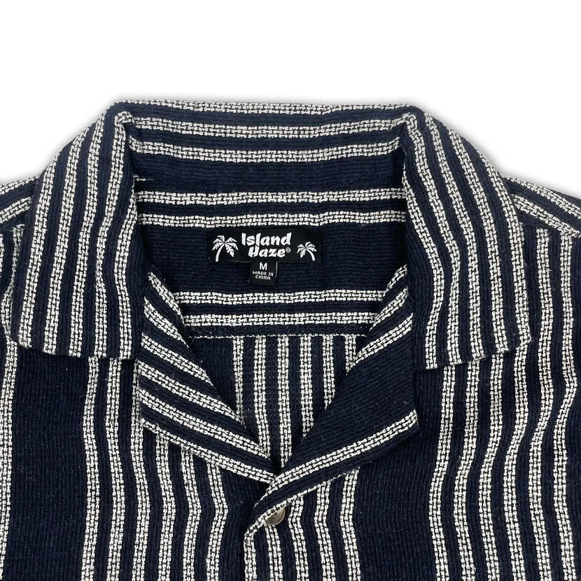 Men's Textured Stripe S/S Woven Shirts (MS724713) sold by IslandHaze product image thumbnail 2