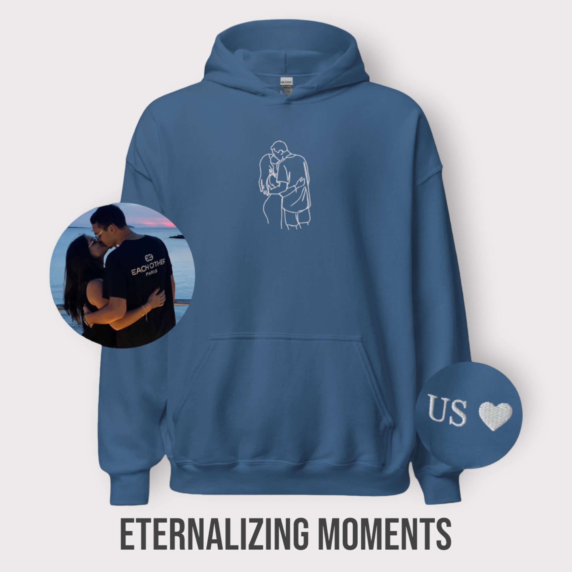 Custom Embroidered Hoodie sold by IslandHaze product image thumbnail 4