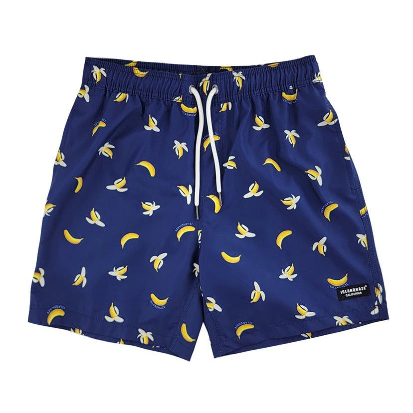 Men's 6'' Volley Swim Trunks-Banana Blue sold by IslandHaze