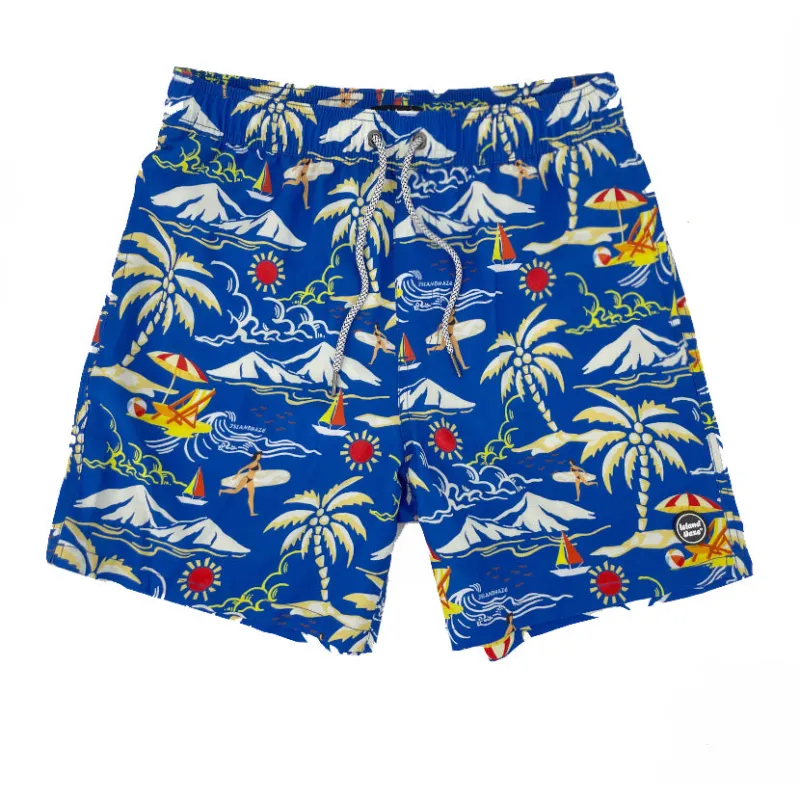 6“ Stretch Printed Volley Shorts-CHICHAGOF sold by IslandHaze