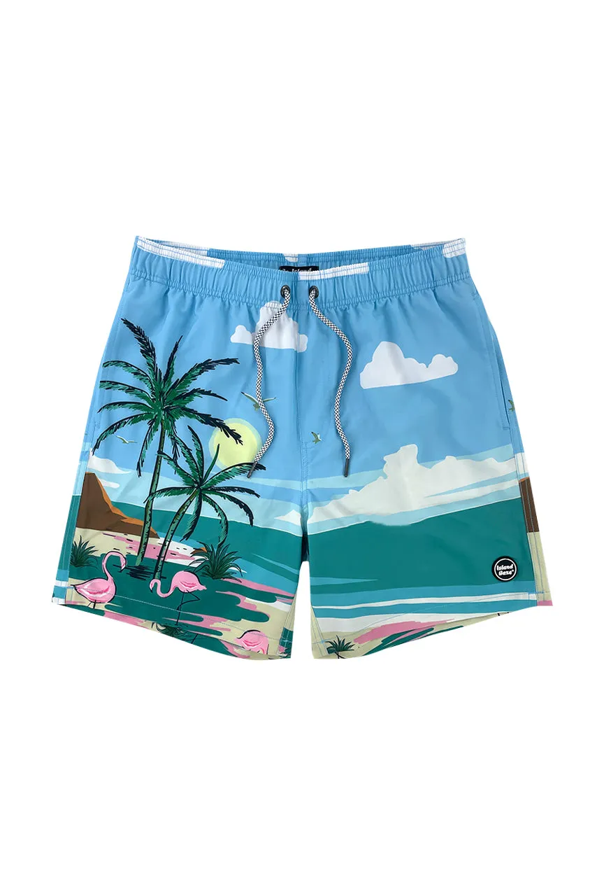 6“ Stretch Printed Volley Shorts-ALLISON sold by IslandHaze