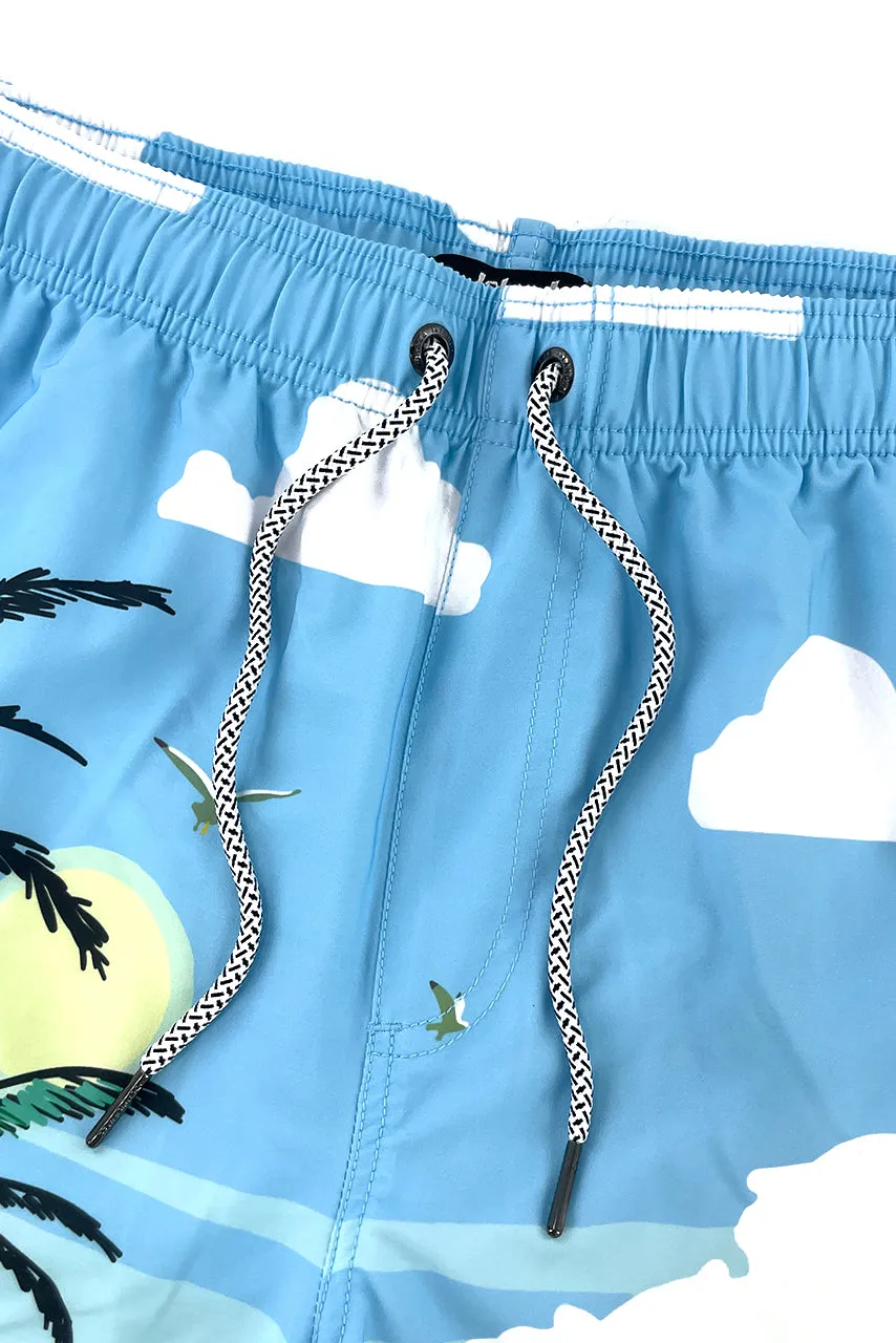 6“ Stretch Printed Volley Shorts-ALLISON sold by IslandHaze product image thumbnail 3