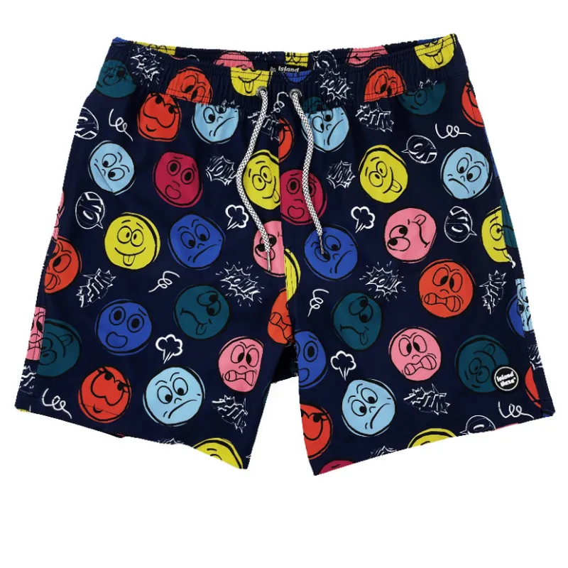 6“ Stretch Printed Volley Shorts-HATOMA sold by IslandHaze