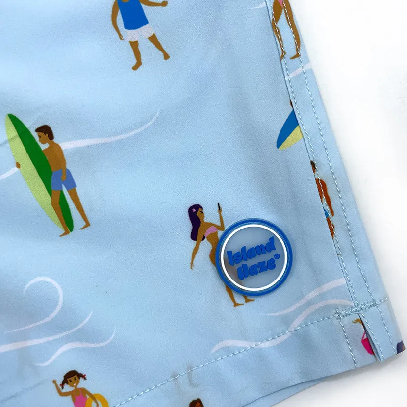6“ Stretch Printed Volley Shorts-CRETE sold by IslandHaze product image thumbnail 5