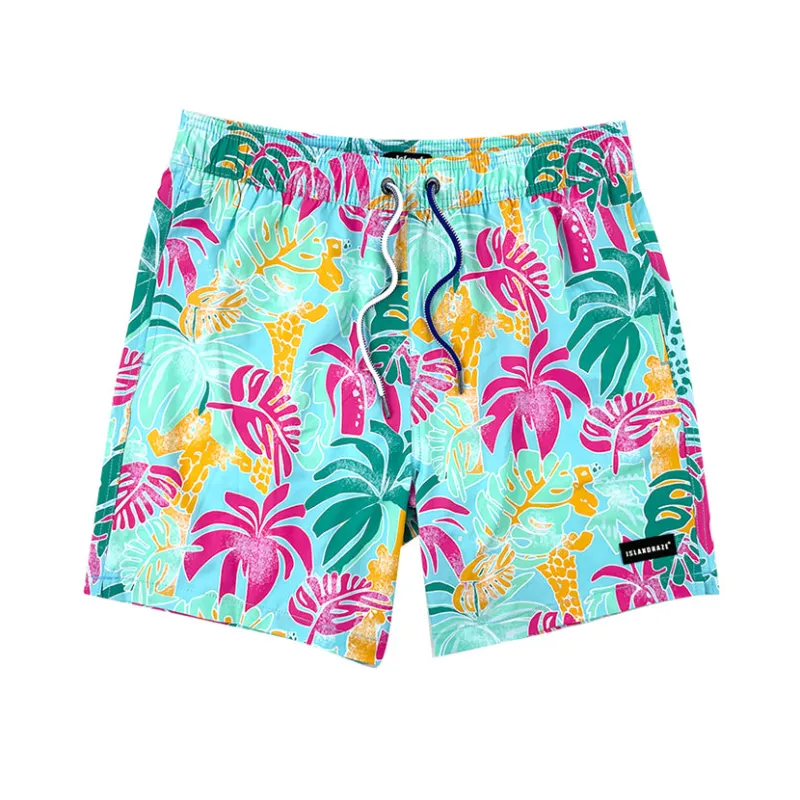 6“ Stretch Printed Volley Shorts-SAINT PIERRE sold by IslandHaze