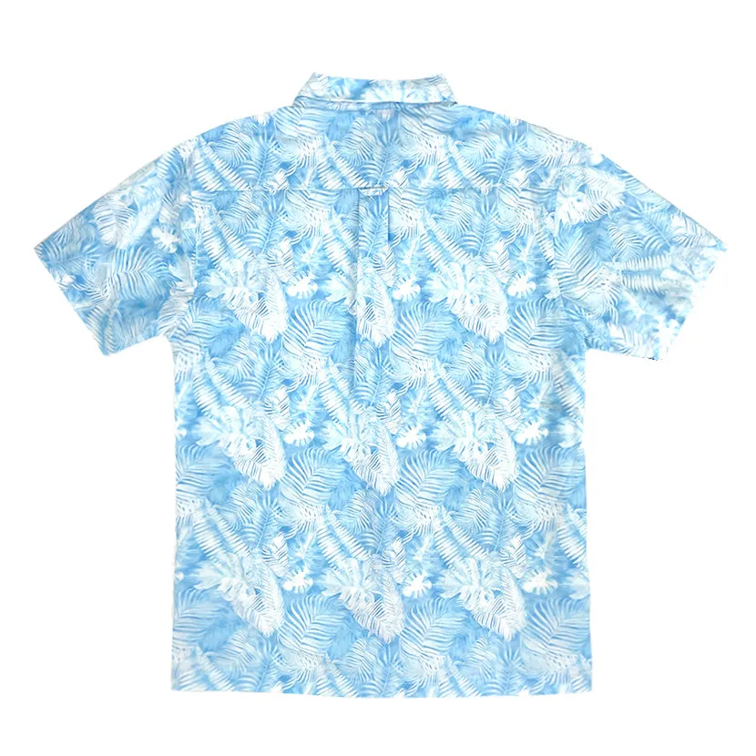 Men’s Button-Down Cotton Shirt TONAL JUNGLE sold by IslandHaze product image thumbnail 2
