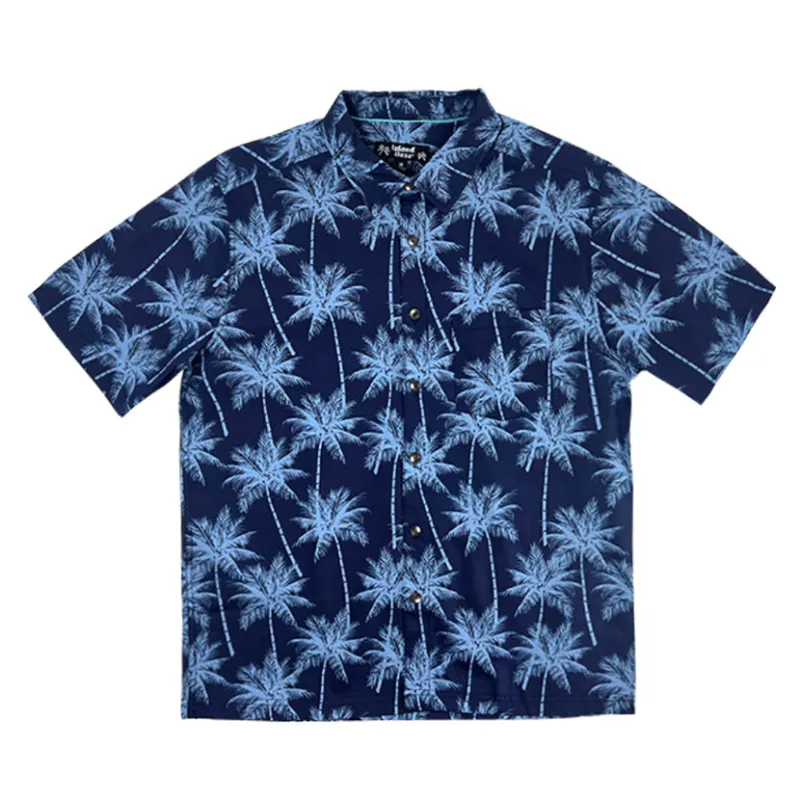 Men’s Button-Down Cotton Shirt PAKATOA sold by IslandHaze