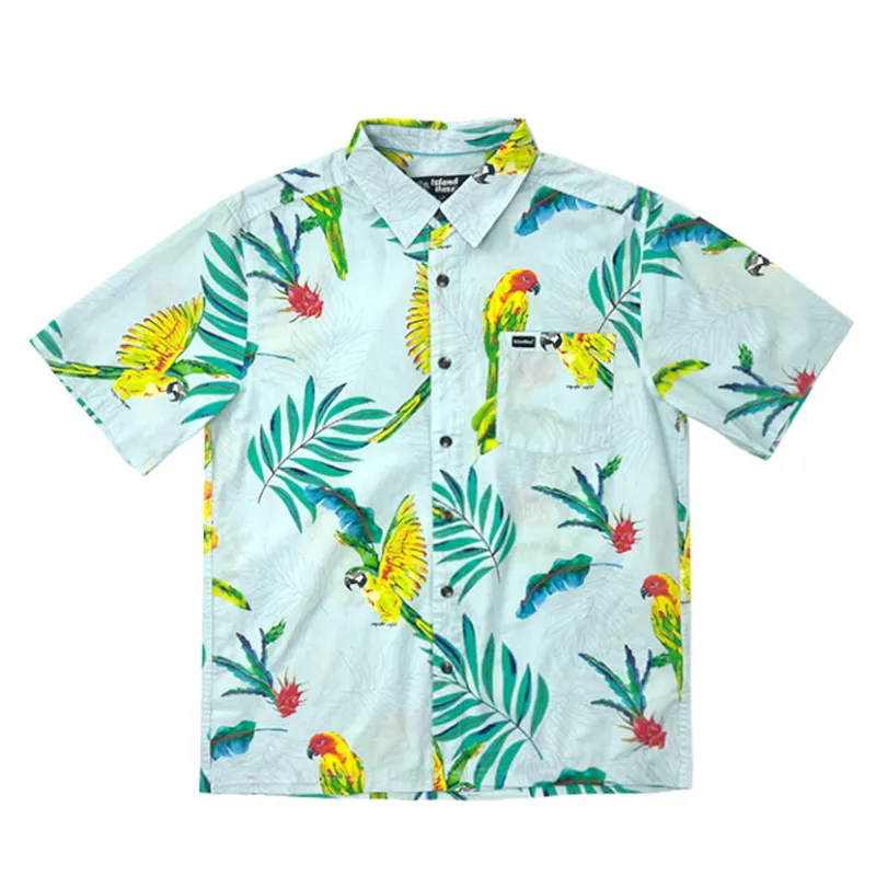 Men’s Button-Down Cotton Shirt ST AGNES sold by IslandHaze