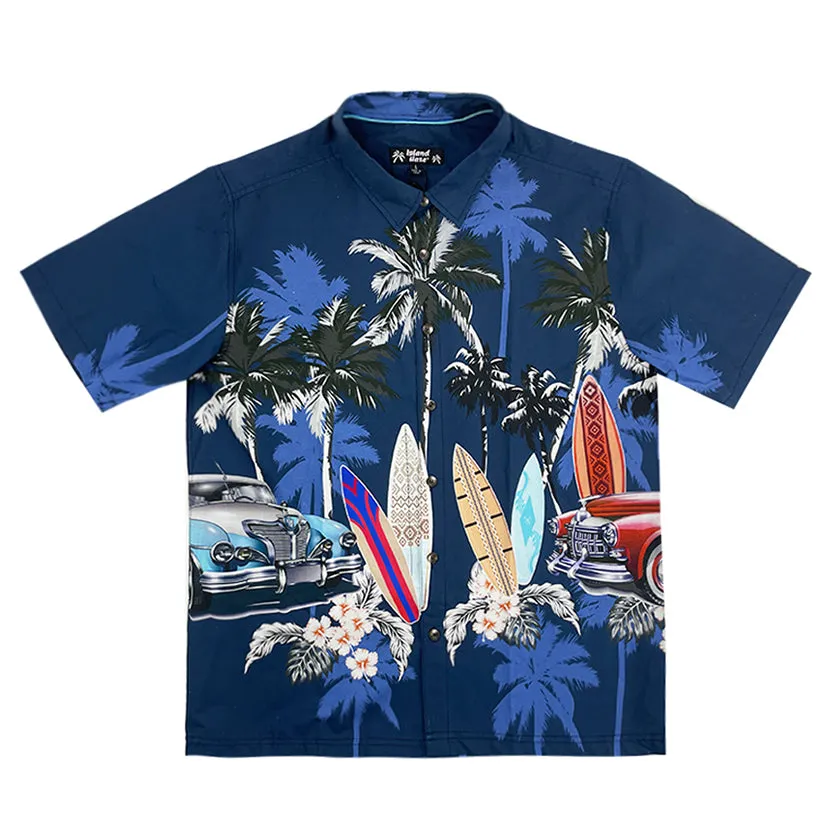 Men’s Button-Down Cotton Shirt TAKAROA sold by IslandHaze