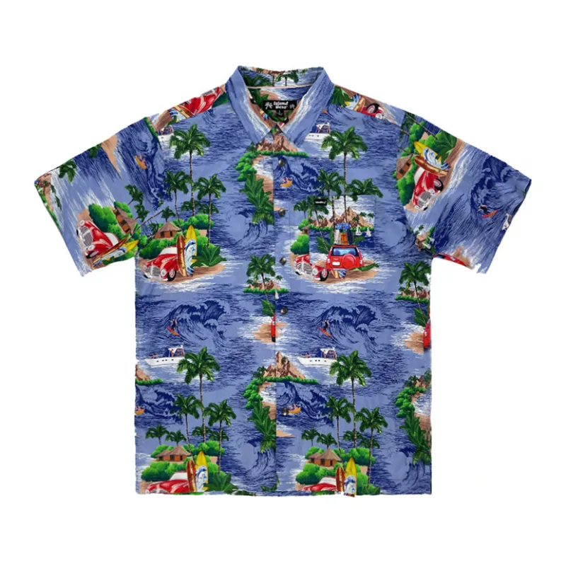 Men’s Button-Down Cotton Shirt BALEAL sold by IslandHaze