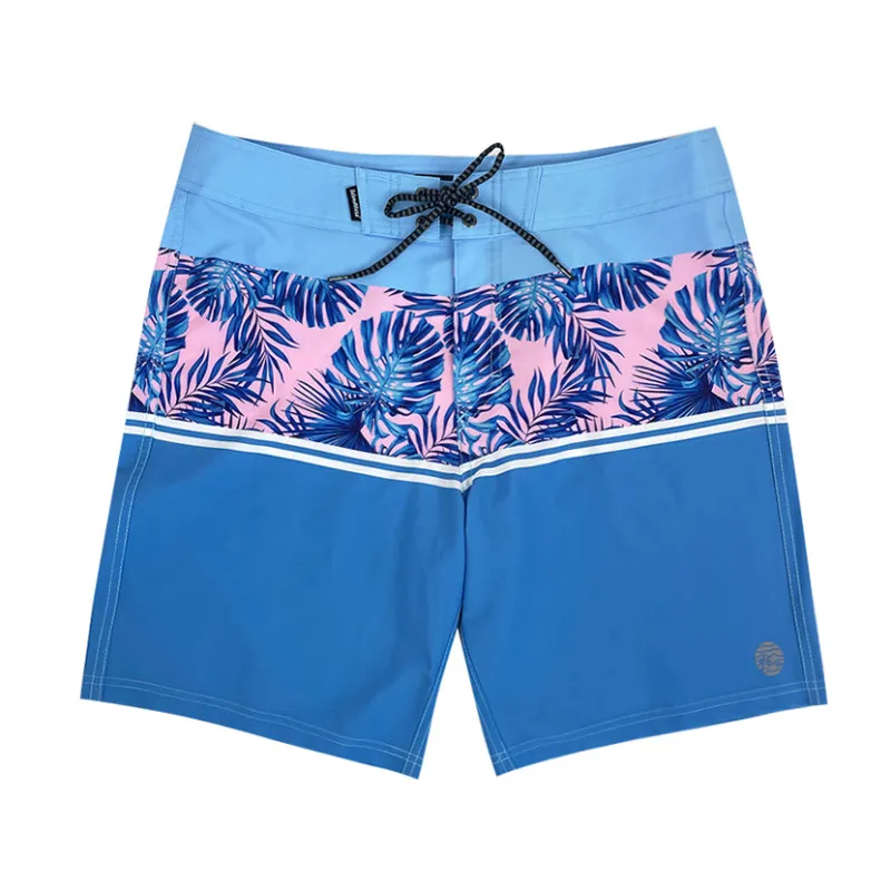 6“ Stretch Printed Volley Shorts-POINT PERFECTION made by IslandHaze