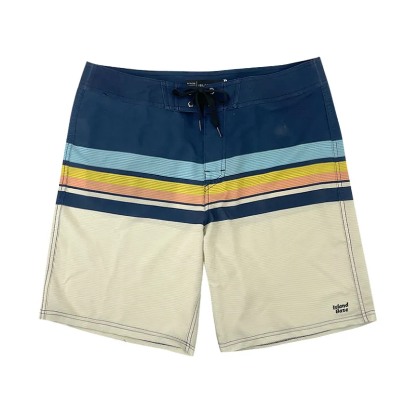 6“ Stretch Printed Volley Shorts-BUTON C made by IslandHaze