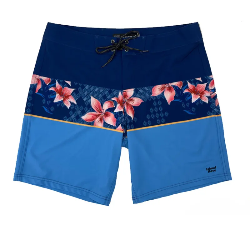6“ Stretch Printed Volley Shorts-NIAS sold by IslandHaze