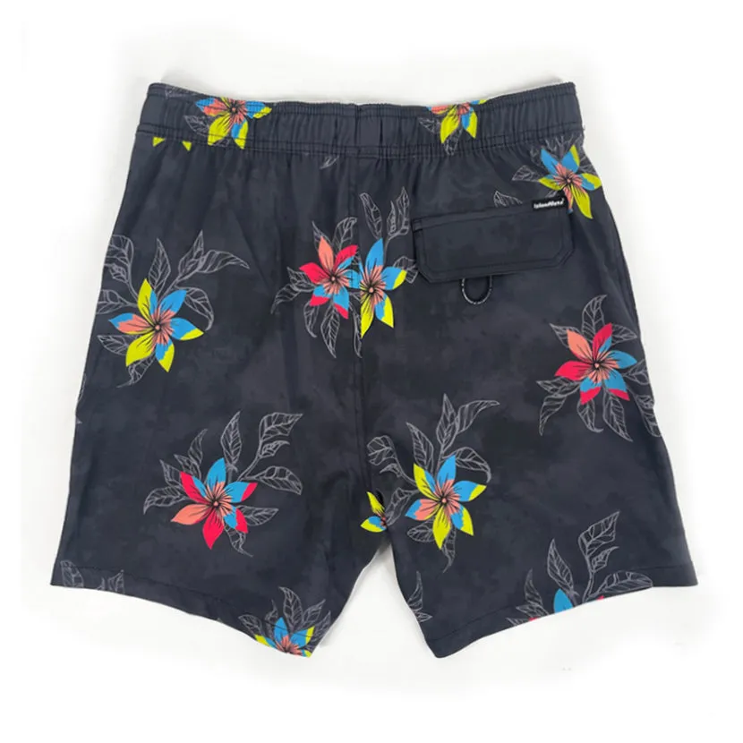 6“ Stretch Printed Volley Shorts-HIDDEN LEAF sold by IslandHaze product image thumbnail 4