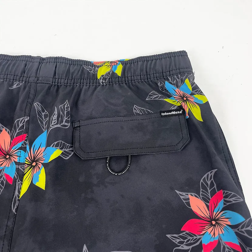 6“ Stretch Printed Volley Shorts-HIDDEN LEAF sold by IslandHaze product image thumbnail 5