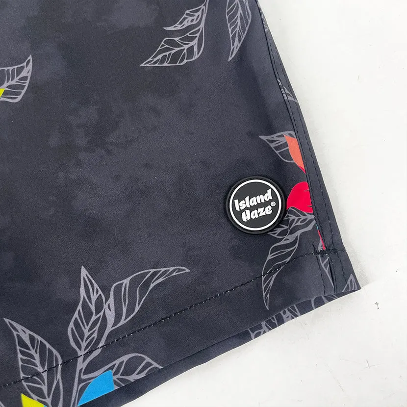 6“ Stretch Printed Volley Shorts-HIDDEN LEAF sold by IslandHaze product image thumbnail 3