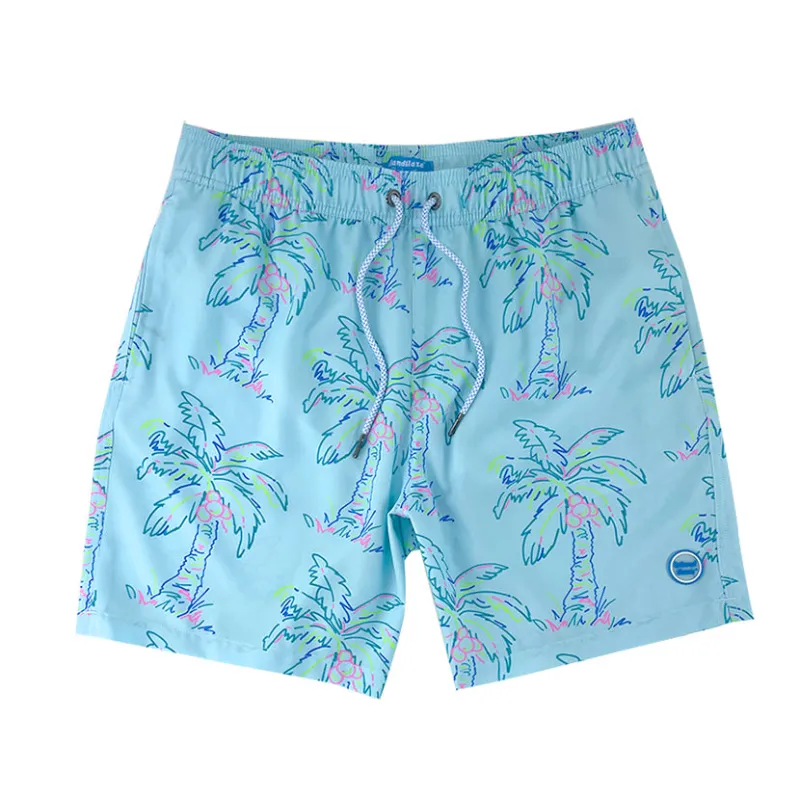 6“ Stretch Printed Volley Shorts-DUPRE made by IslandHaze