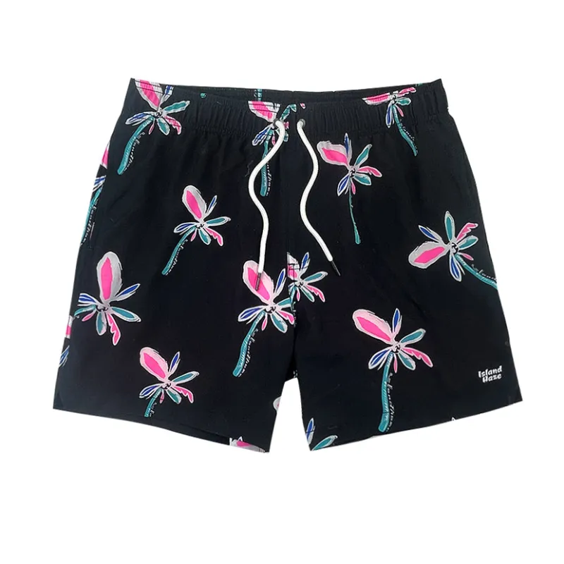 6“ Stretch Printed Volley Shorts-TRAILL made by IslandHaze