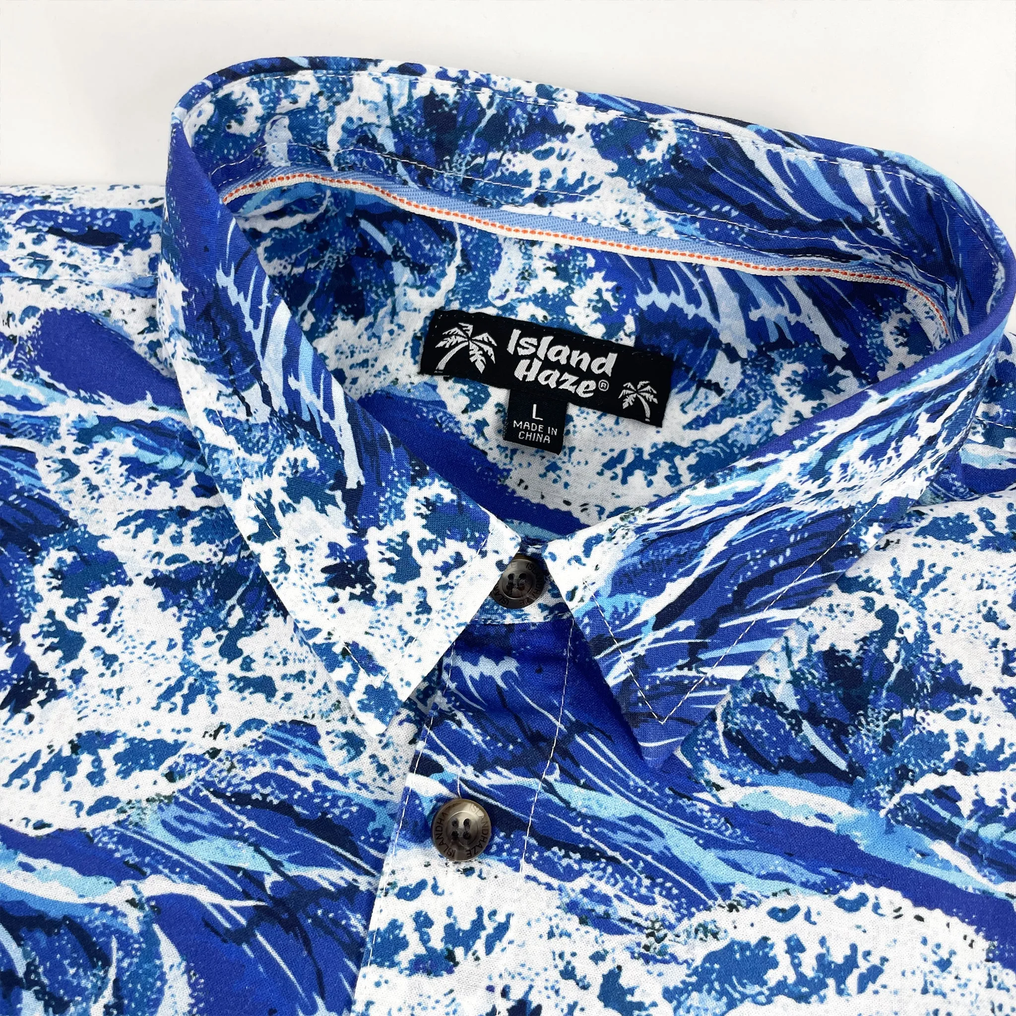 Men’s Button-Down Cotton Shirt BLOWN OUT sold by IslandHaze product image thumbnail 4