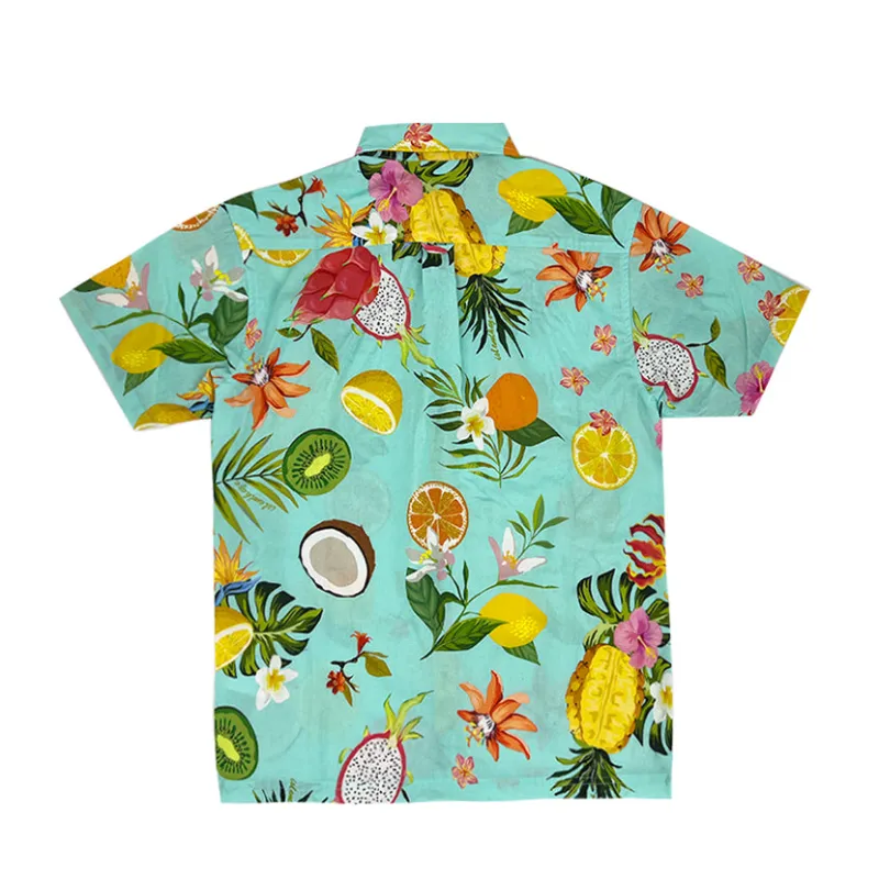 Men’s Button-Down Cotton Shirt Coco Nut sold by IslandHaze