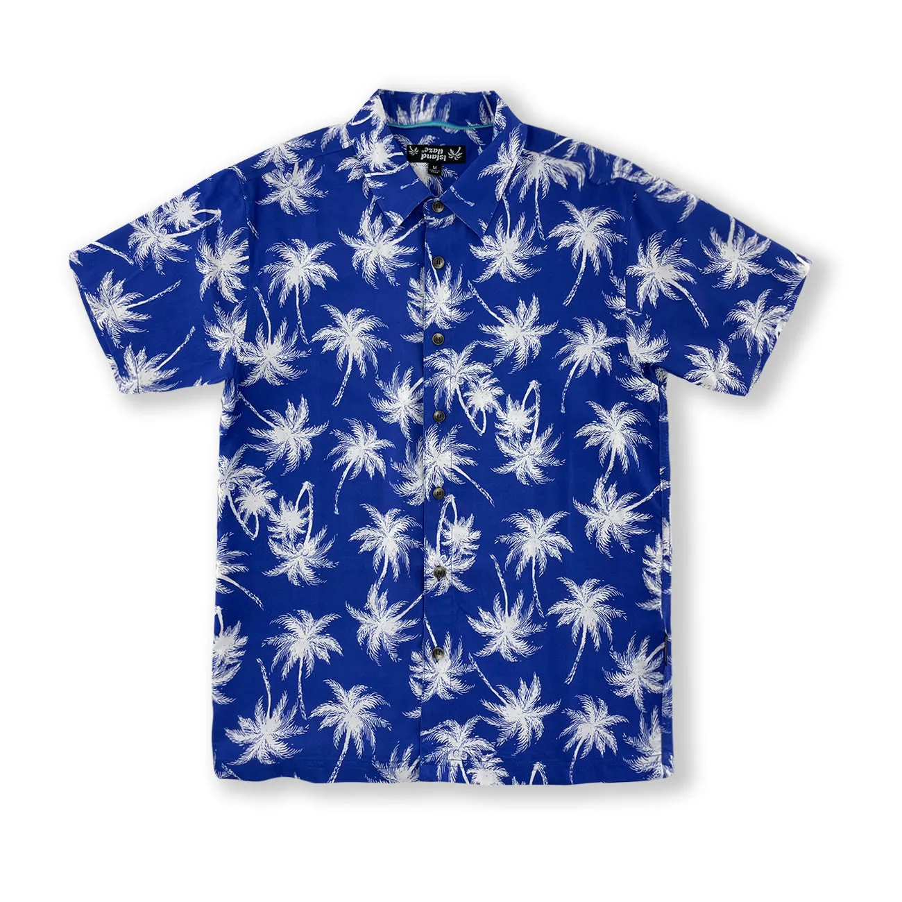 Men’s Button-Down Cotton Shirt PALMADIL sold by IslandHaze