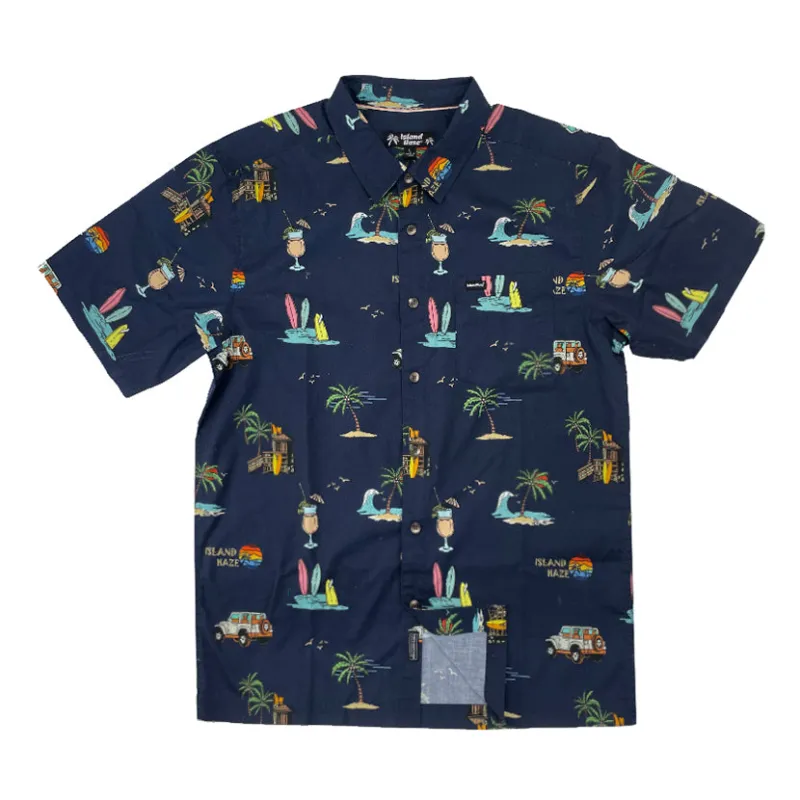 [Wholesale Min USD $350][FLASH SALE]Men’s Button-Down Cotton Shirt CAYO sold by IslandHaze