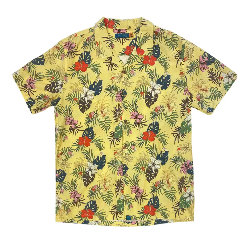 Men’s Button-Down Cotton Shirt SUNSHINE sold by IslandHaze