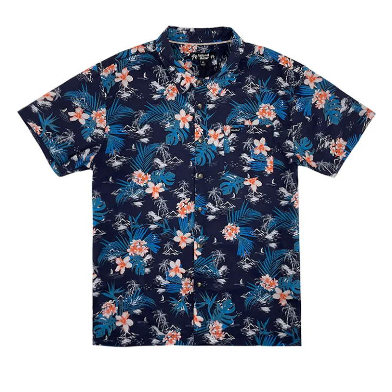 [Wholesale Min USD $350][OFF-SEASON SALE]Men’s Button-Down Cotton Shirt TRADERS made by IslandHaze