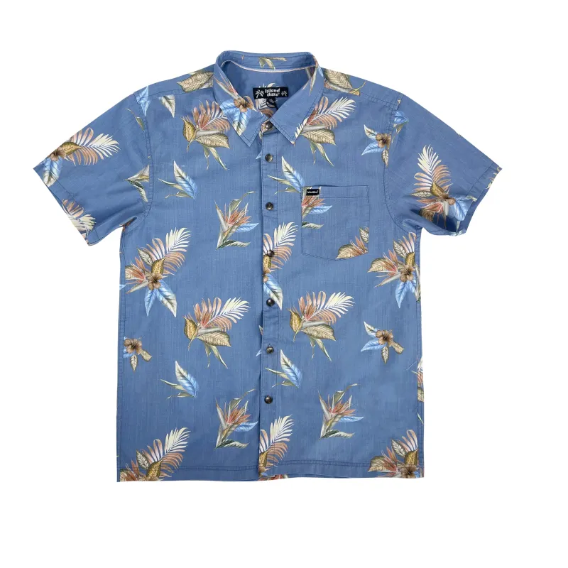 [Wholesale Min USD $350][OFF-SEASON SALE]Men’s Button-Down Cotton Shirt STEVENS REEF made by IslandHaze