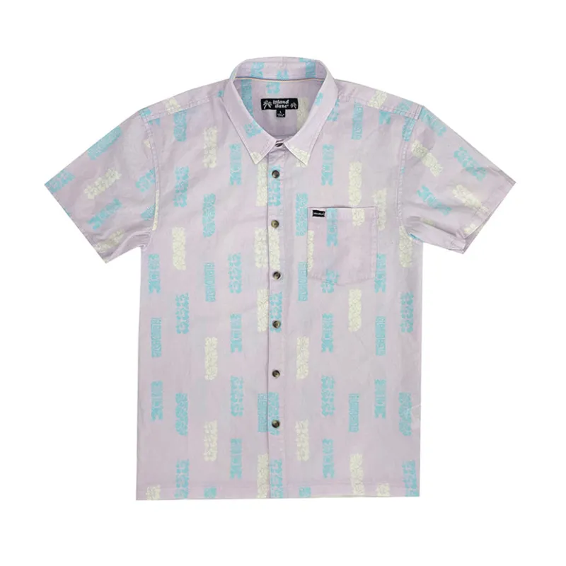 [Wholesale Min USD $350]Men’s Button-Down Cotton Shirt QUIVER made by IslandHaze