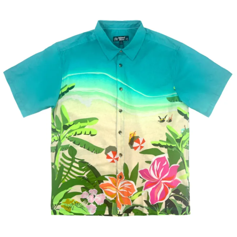 [Wholesale Min USD $350][47 Shades of Spring]Men’s Button-Down Cotton Shirt HALKI sold by IslandHaze