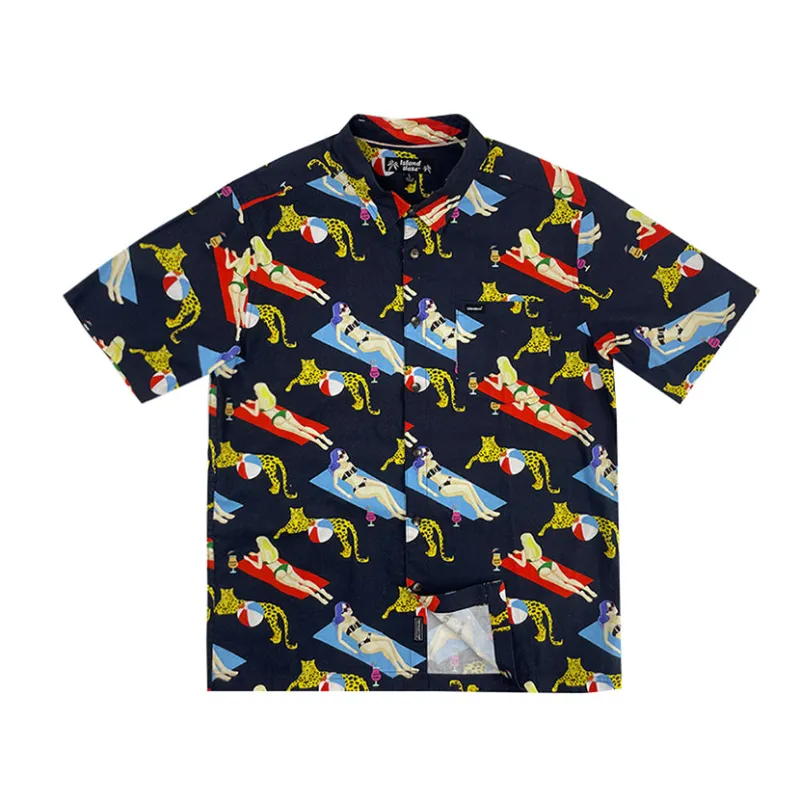 [Wholesale Min USD $350]Men’s Button-Down Cotton Shirt KIMOLOS sold by IslandHaze