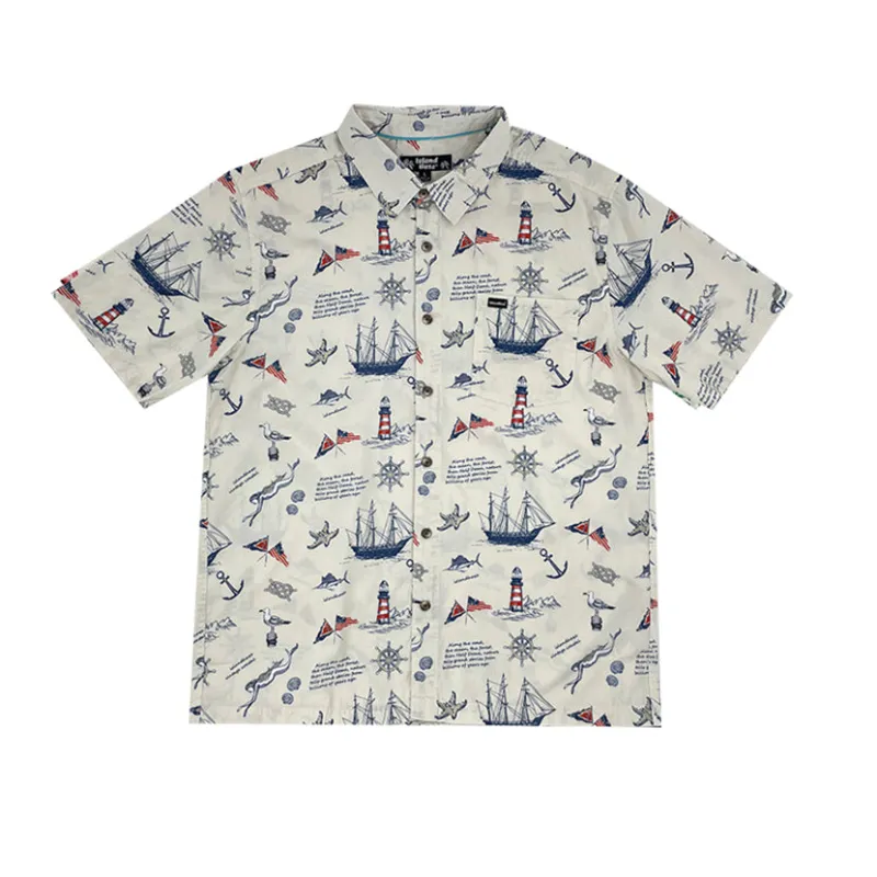 Men’s Button-Down Cotton Shirt VAVA sold by IslandHaze