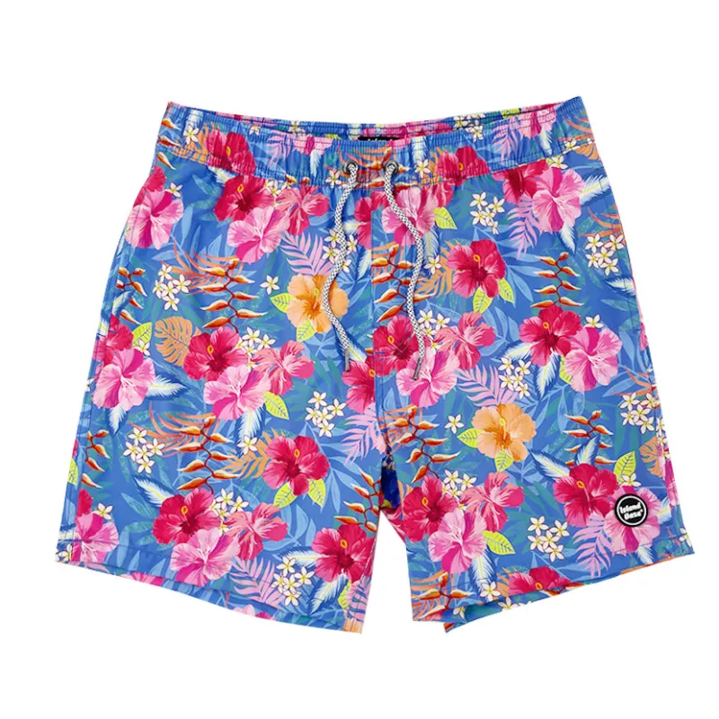 [Wholesale Min USD $350]6“ Stretch Printed Volley Shorts-TERRE made by IslandHaze
