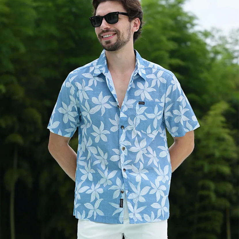 Men’s Button-Down Cotton Shirt BRAVA sold by IslandHaze