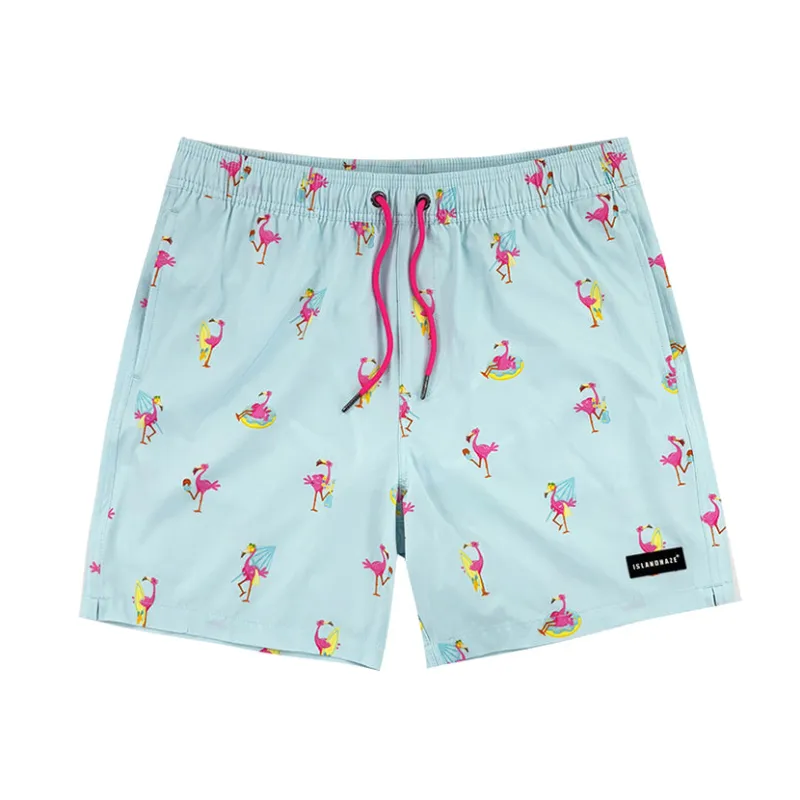 [Wholesale Min USD $350]6“ Stretch Printed Volley Shorts-MADAGASCAR made by IslandHaze