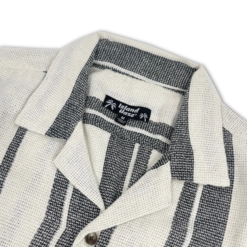 Men's Textured Stripe S/S Woven Shirts (MS724714) sold by IslandHaze product image thumbnail 3