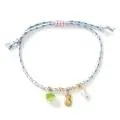 Handmade Boho Woven Cord Shell Charm Bracelet sold by IslandHaze product image thumbnail 5