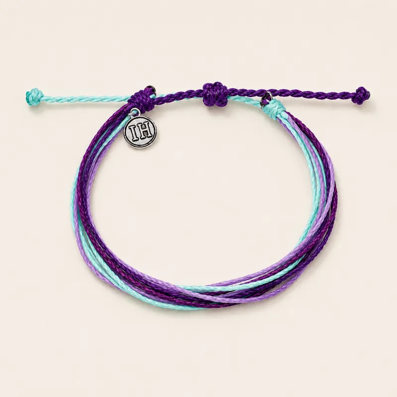 Malibu Sunset Adjustable Waterproof Surf Cord Bracelet made by IslandHaze