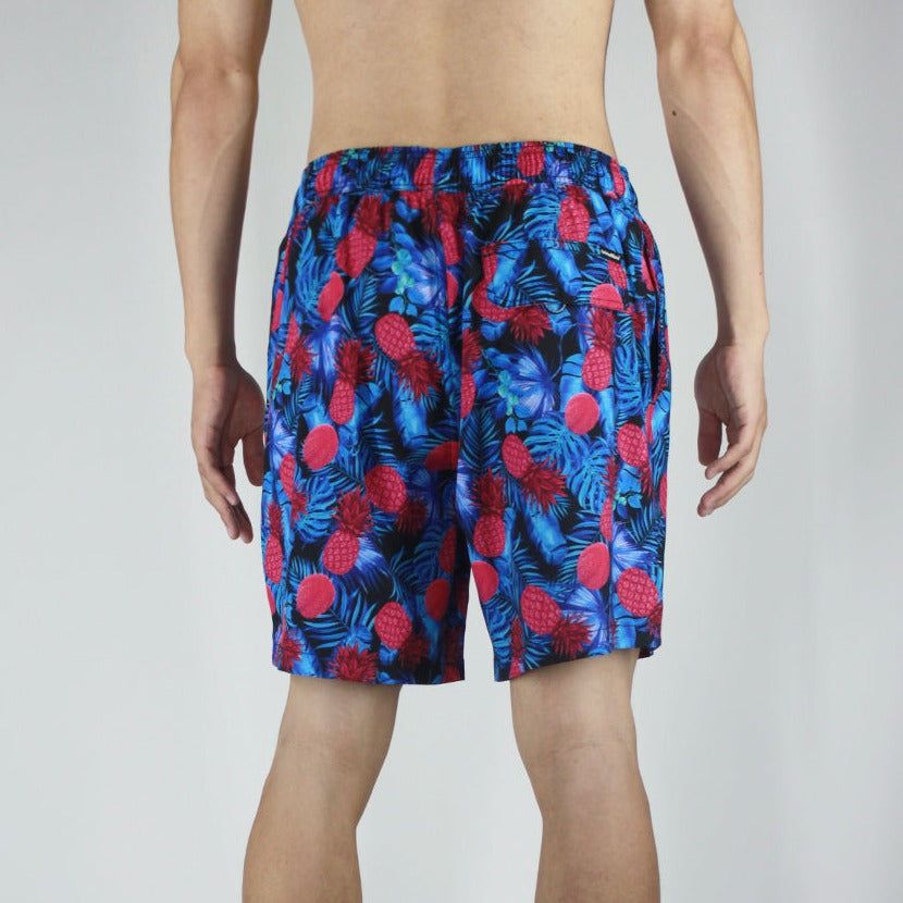Men's 6'' Stretch Printed Volley Pineapple Swim Trunks-Lahina sold by IslandHaze product image thumbnail 4