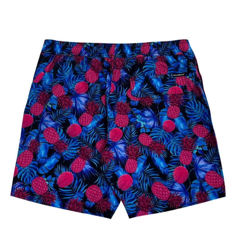 Men's 6'' Stretch Printed Volley Pineapple Swim Trunks-Lahina sold by IslandHaze product image thumbnail 5