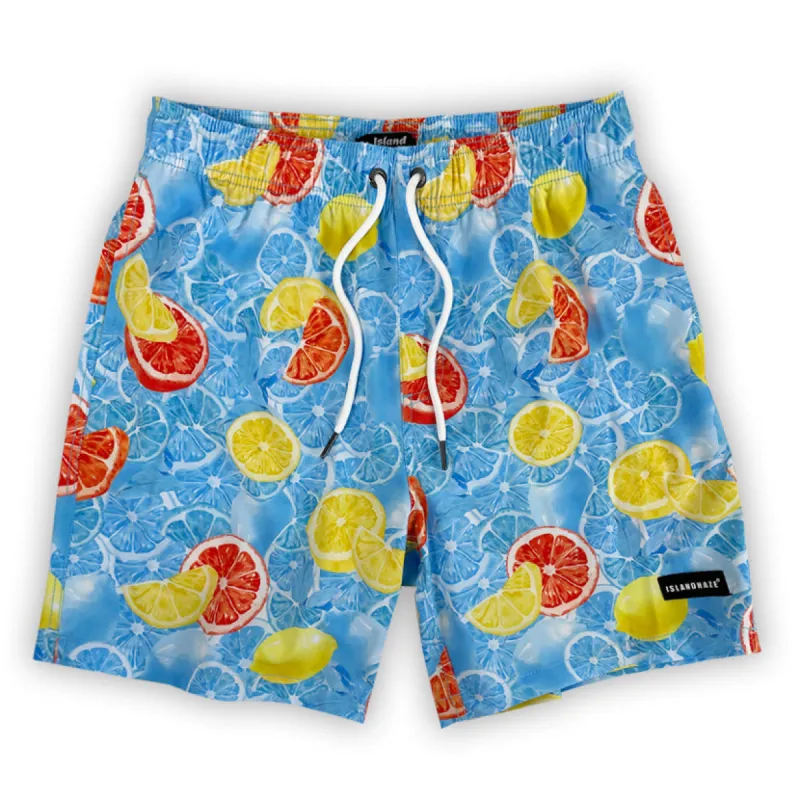 6“ Stretch Printed Volley Shorts ICE JUICE sold by IslandHaze